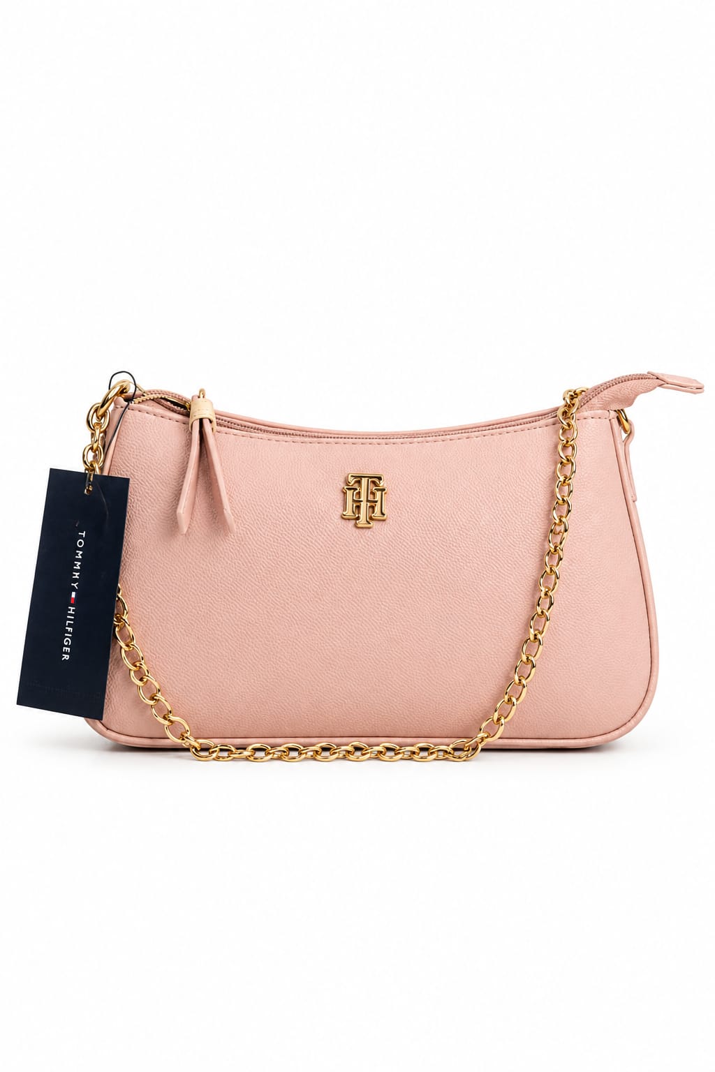 CARTERA ROSA CON CADENA TOMMY HILFIGER