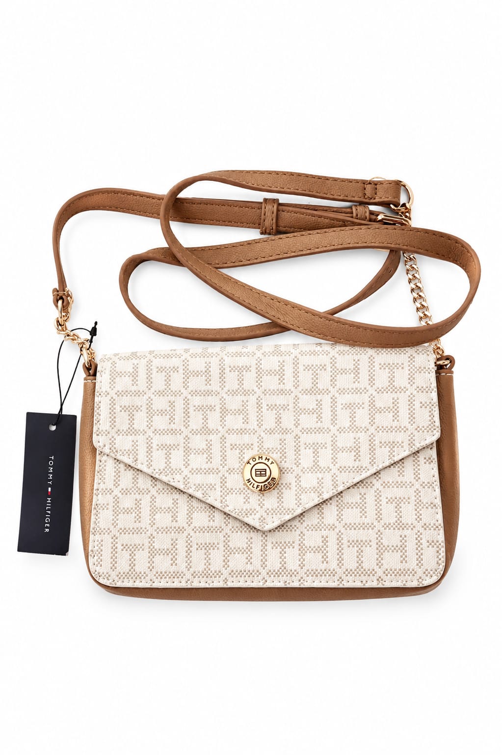 CARTERA BLANCA MONOGRAMA TOMMY HILFIGER