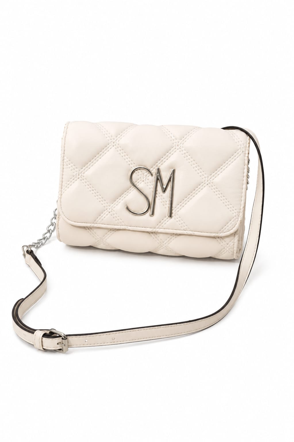 CARTERA BLANCA ACOLCHADA STEVE MADDEN