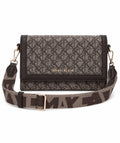CARTERA ANNE KLEIN MONOGRAMA CAFE
