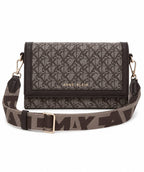 CARTERA ANNE KLEIN MONOGRAMA CAFE