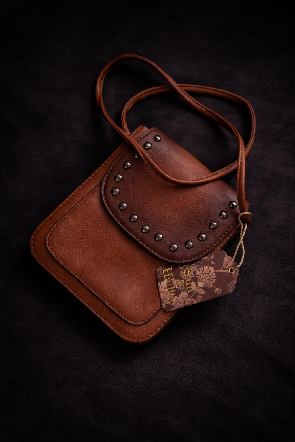 CARTERA CROSSBODY VINTAGE CAMEL
