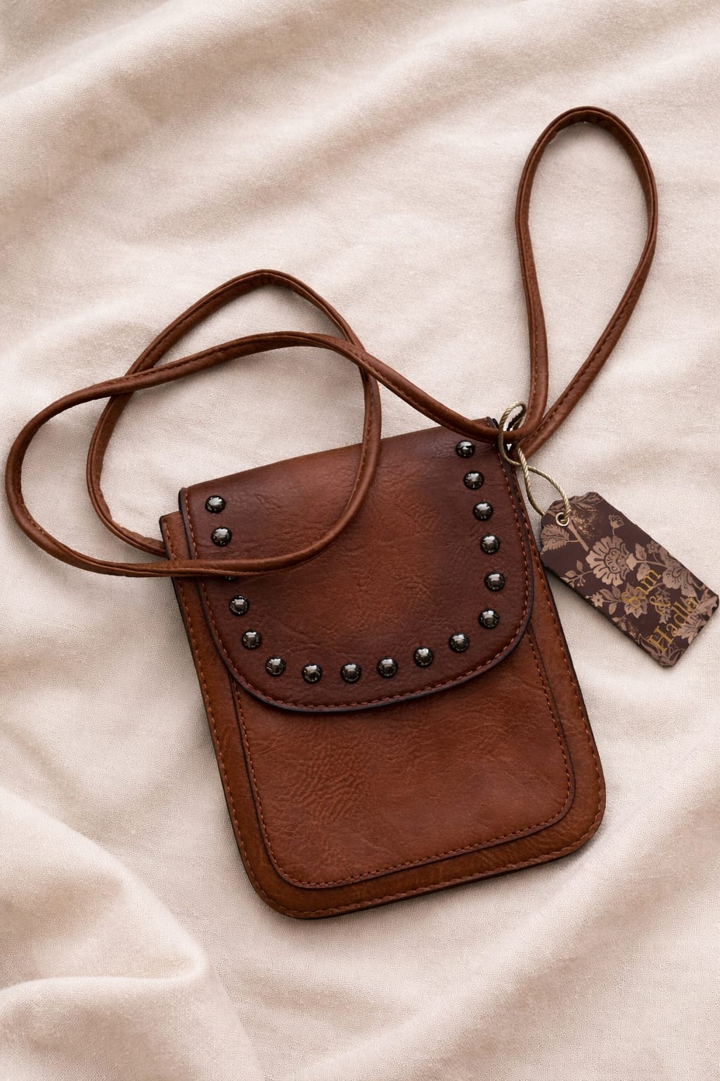 CARTERA CROSSBODY VINTAGE CAMEL