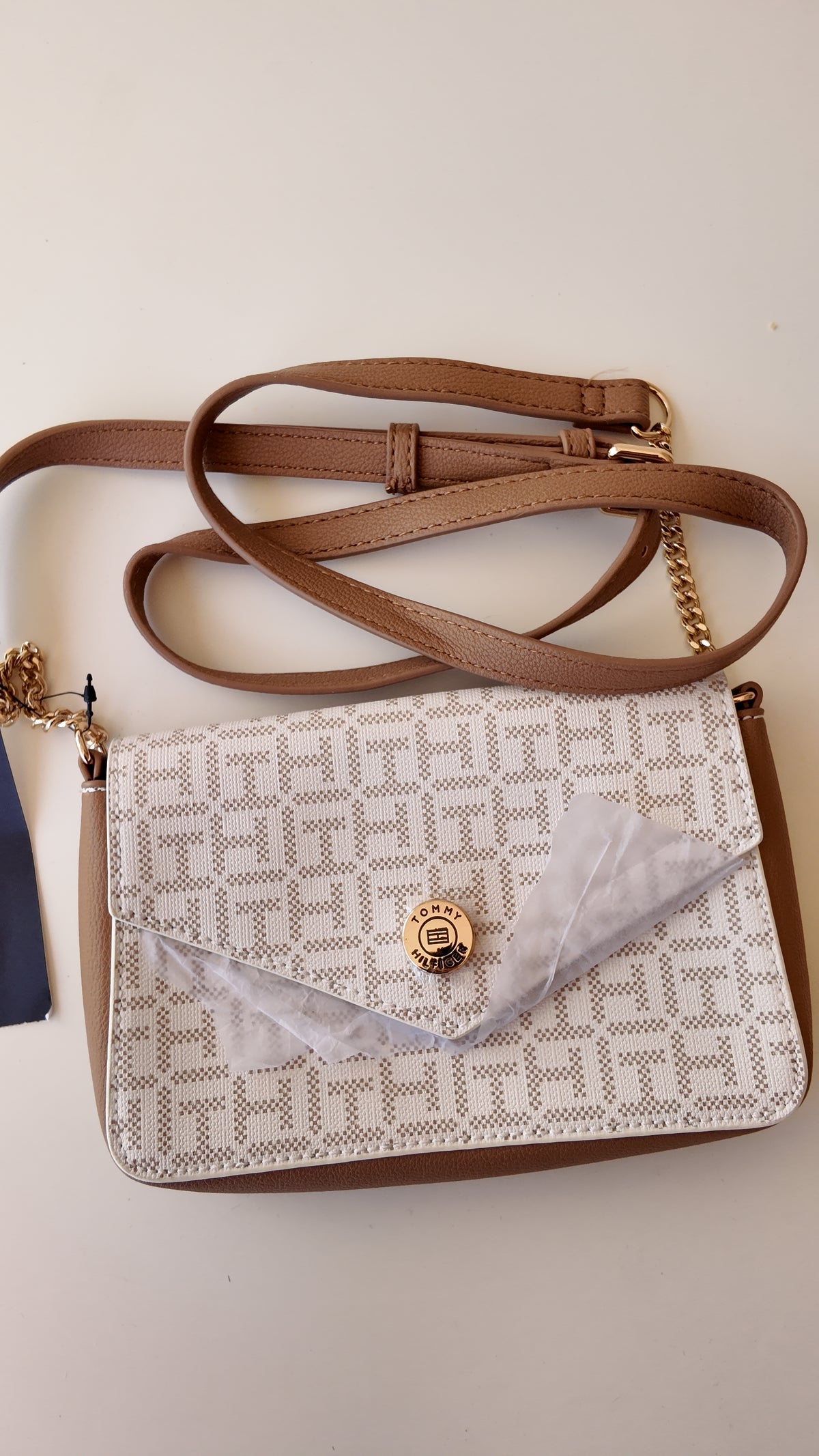 CARTERA BLANCA MONOGRAMA TOMMY HILFIGER