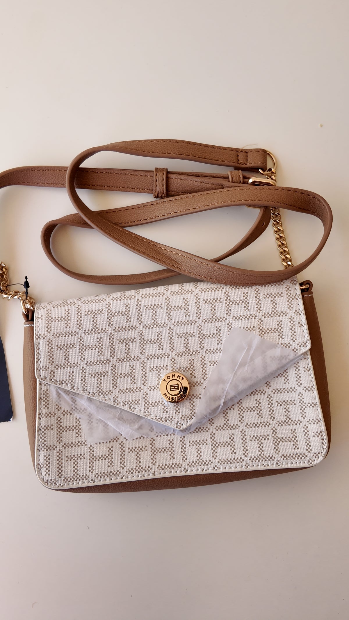 CARTERA BLANCA MONOGRAMA TOMMY HILFIGER