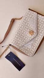 CARTERA BLANCA MONOGRAMA TOMMY HILFIGER