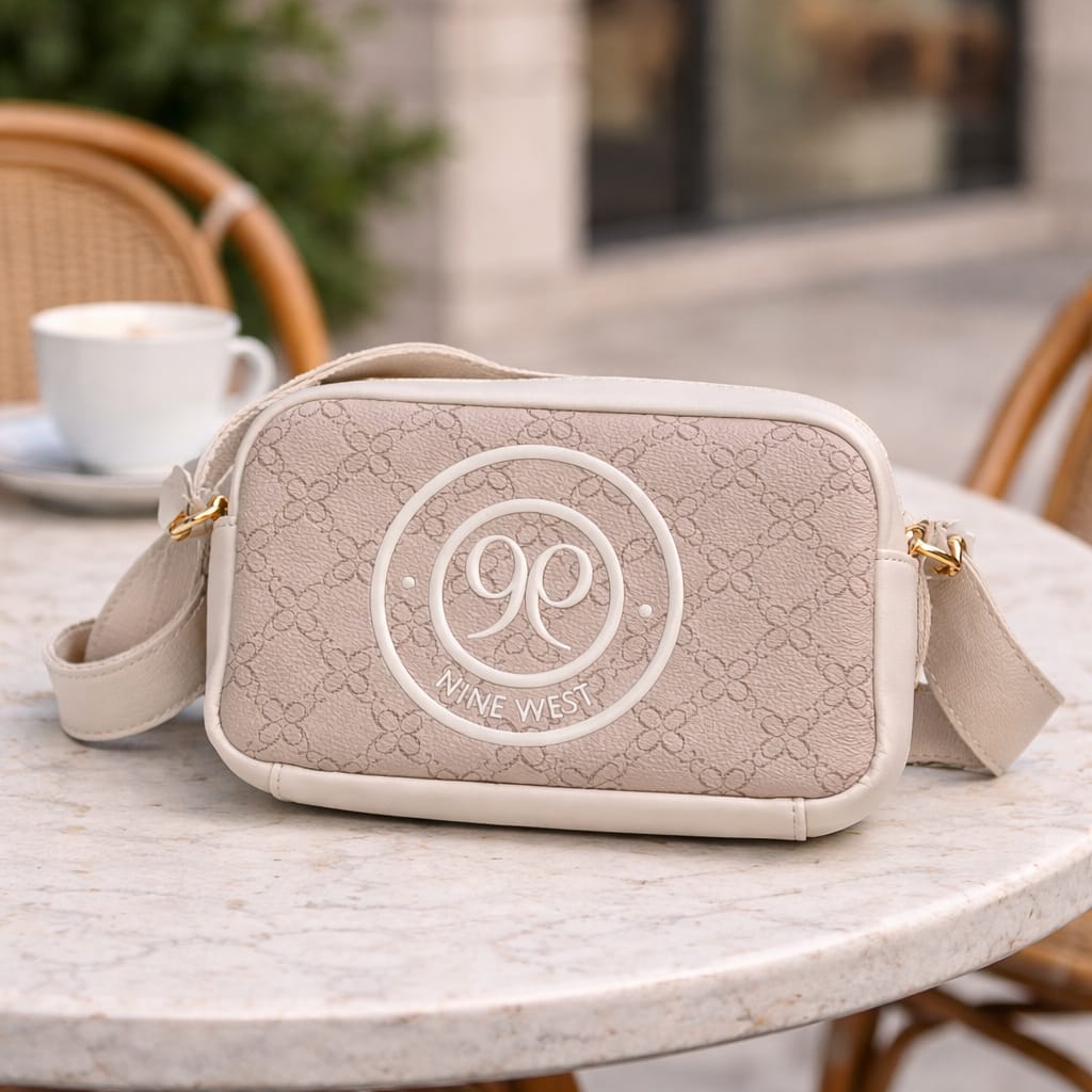 CARTERA NINE WEST BEIGE ELEGANTE