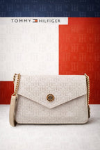 CARTERA BLANCA MONOGRAMA TOMMY HILFIGER