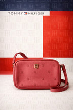 CARTERA TOMMY HILFIGER COLOR SANDIA MONOGRAMA