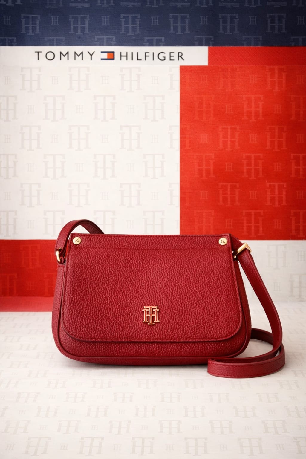 El rojo que eleva cualquier look TOMMY HILFIGER